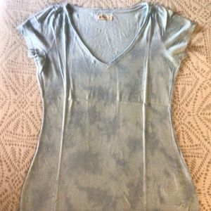 Blue Tie-dye Hollister T-shirt L